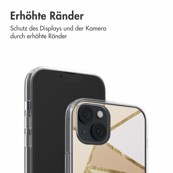 imoshion  Design Hülle für das iPhone 14 - Graphic Beige