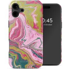 Selencia Vivid Rückabdeckung mit MagSafe Apple iPhone 16 - Marble Pink