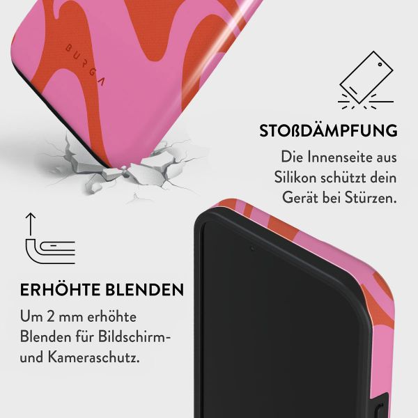 Burga Tough Back Cover für das iPhone 15 - Ride The Wave