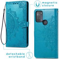 imoshion Mandala Klapphülle Motorola Moto G50 - Türkis