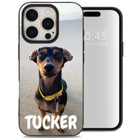 Gestalte deine eigene Apple iPhone 15 Pro Max Gel Hülle - Schwarz