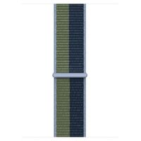 Apple Sport Loop Armband für das  Apple Watch Series 1 t/m 11 / SE / Ultra (44/45/46/49 mm) - Abyss Blue/Moss Green