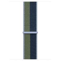 Apple Sport Loop Band für die Apple Watch Series 1 bis 10 / SE / Ultra (2) (44/45/46/49 mm) - Abyss Blue/Moss Green