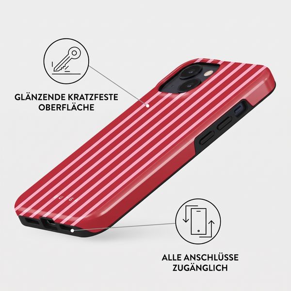 Burga Tough Back Cover MagSafe Apple iPhone 13 - Strawberry Jam