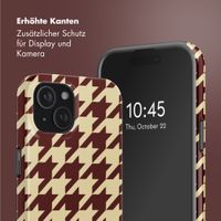 Selencia Vivid Rückabdeckung mit MagSafe Apple iPhone 15 - Pied-de-Poule