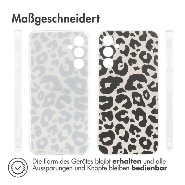 imoshion Design Hülle Samsung Galaxy A25 (5G) - Leopard Transparent