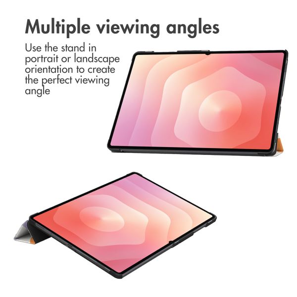 imoshion Design Trifold Klaphülle Samsung Galaxy Tab S11 Ultra - Flowers Distance