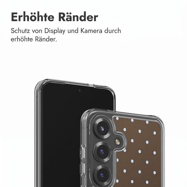 imoshion Design Hülle Samsung Galaxy S25 - Polka Dot Bruin