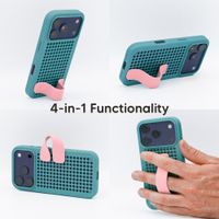 Callbuddy Hülle mit Strap Apple iPhone 17 Pro - Miami Vice