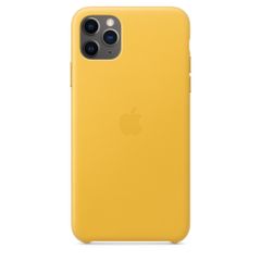 Apple Leder-Case Meyer Lemon für das Apple iPhone 11 Pro Max