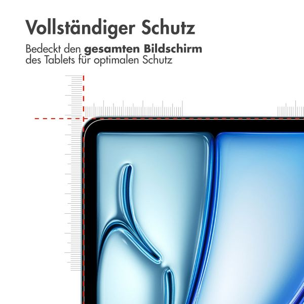 imoshion Displayschutz aus gehärtetem Glas für das  iPad Air 11 Zoll (2024) M2 / iPad 10 (2022) 10.9 Zoll - Transparent