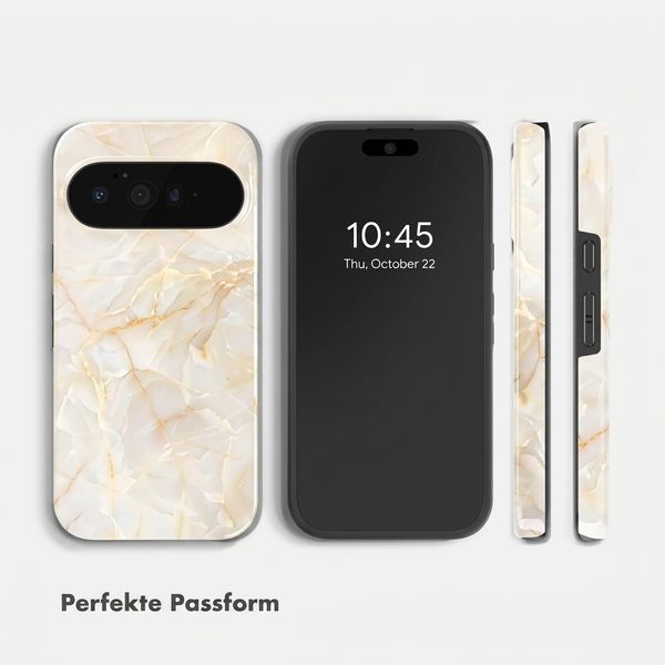 Selencia Vivid Rückabdeckung mit MagSafe Google Pixel 11 Pro - Golden Beige Marble