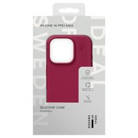 iDeal of Sweden Silikon Case für das iPhone 16 Pro Max - Cranberry