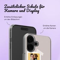 Personalisierte Hülle mit Filmrolle N°1 iPhone 16 - Transparent