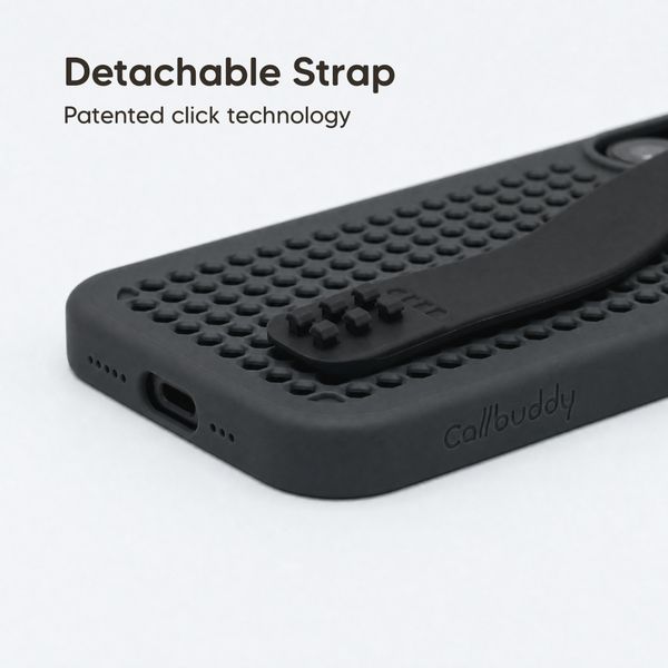 Callbuddy Hülle mit Strap Apple iPhone 17 - Epic Black