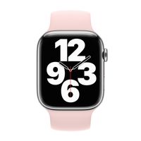 Apple Silikon Solo Loop für  Apple Watch | 38/40/41/42 mm - Größe 6 - Chalk Pink
