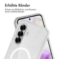 imoshion Glitzer Back Cover mit MagSafe Samsung Galaxy A56 - Glitzer Transparent