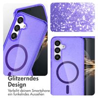 imoshion Sparkle Back Cover mit MagSafe für das Samsung Galaxy S25 - Violett