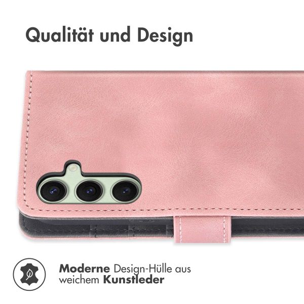 imoshion Klapphülle mit Kordel für das Samsung Galaxy S25 - Rosa