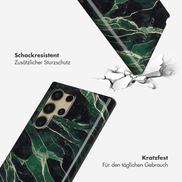 Selencia Vivid Back Cover Samsung Galaxy S24 Ultra - Chic Marble Quartz