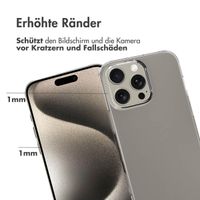 Accezz TPU Clear Cover für das iPhone 16 Pro Max - Transparent