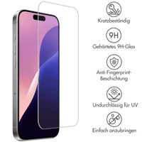 Accezz Screen Protector aus gehärtetem Glas 2-Pack für das iPhone 16 Pro Max