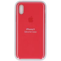 Apple Silikon-Case Red Raspberry für das Apple iPhone X