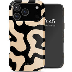 Selencia Vivid Rückabdeckung mit MagSafe Apple iPhone 17 Pro - Art Wave Black