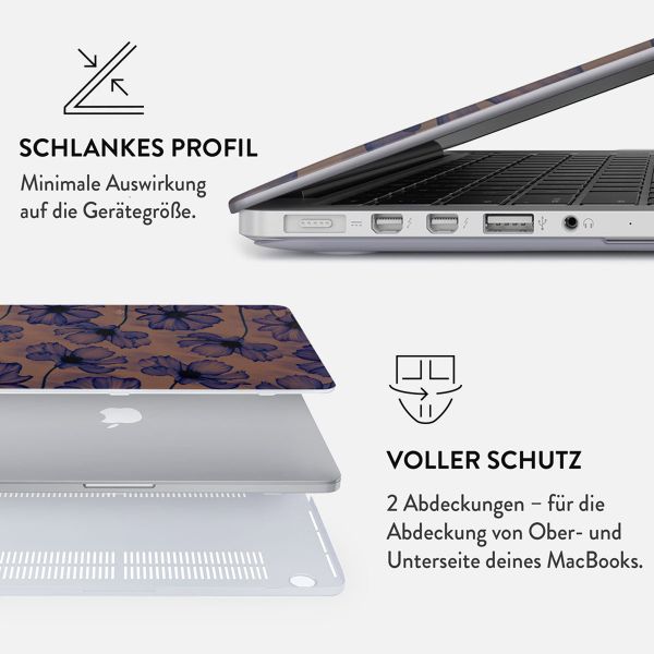 Burga Hardshell Hülle für das MacBook Pro 13 Zoll (2020 / 2022) - A2289 / A2251 / A2338 - Velvet Night