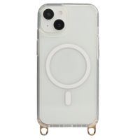 Selencia Rivièra MagSafe Backcover mit abnehmbarem Haken Apple iPhone 14 / 13 - Transparent