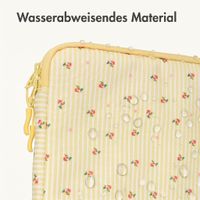 imoshion Design Laptop Hülle 13-14 Zoll - Laptop Sleeve - Garden Stripes