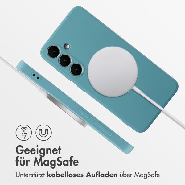 imoshion Color Back Cover mit MagSafe für das Samsung Galaxy S24 Plus - Smoke Green