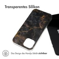 imoshion Design Hülle Apple iPhone 15 - Black Marble Transparent