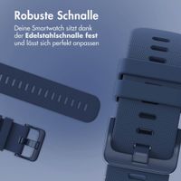 imoshion Sport-Silikonarmband mit Schnalle - Universelle 20 mm Anschluss - Dunkelblau