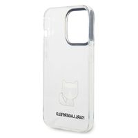 Karl Lagerfeld Hardcase Backcover Choupette für das iPhone 14 Pro Max - Transparent