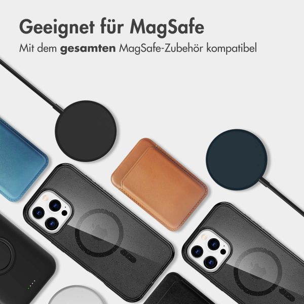 imoshion Sparkle Back Cover mit MagSafe für das iPhone 16 Pro Max - Schwarz