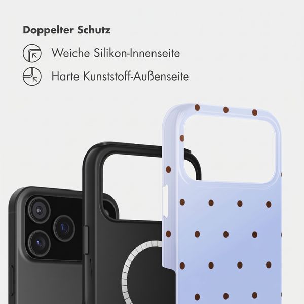 Selencia Vivid Rückabdeckung mit MagSafe Apple iPhone 17 Pro Max - Happy Dots Digital Sky