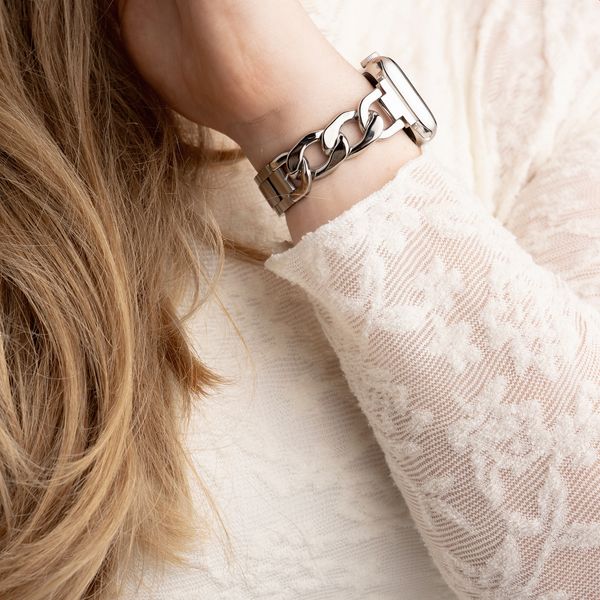 Selencia Chain Armband für Apple Watch | 38/40/41/42 mm - Silber
