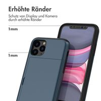 imoshion Backcover mit Kartenfach Apple iPhone 11 Pro - Dunkelblau