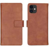 imoshion Luxuriöse Klapphülle Braun für das Apple iPhone 11