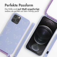 imoshion SilikonHülle design mit Band Apple iPhone 12 (Pro) - Butterfly