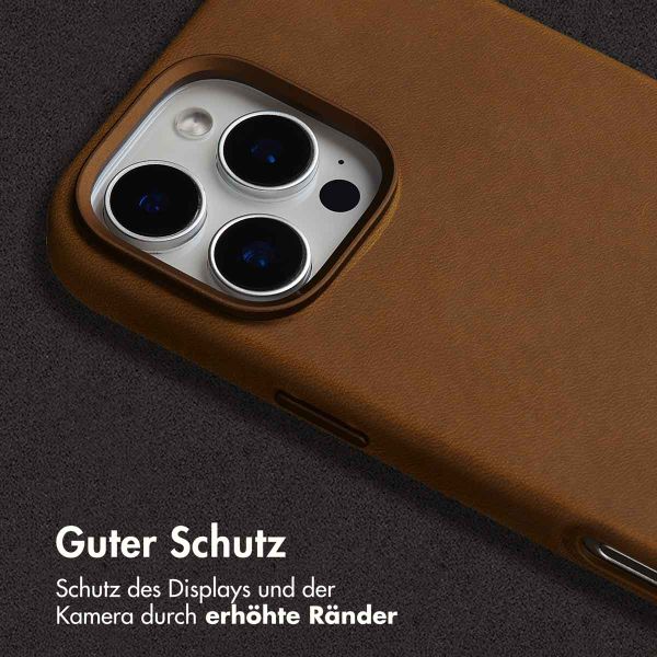 Accezz Vintage Leather Magsafe Backcover Apple iPhone 16 Pro Max - Tabacco Cognac