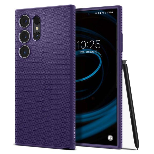 Spigen Liquid Air™ Case für das Samsung Galaxy S24 Ultra - Deep Purple