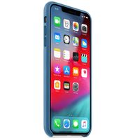 Apple Leder-Case Blau für das Apple iPhone Xs Max