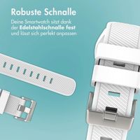 imoshion Flexibles Silikonarmband - Universeller 20-mm-Anschluss - Weiß