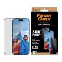 PanzerGlass Ultra Wide Fit Antibakterieller Screen Protector mit Sichtschutz inkl. Applikator Apple iPhone 17 Pro