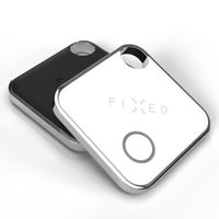 Fixed Tag - Bluetooth Tracker für iOS - 2 Pack - Schwarz / Weiß