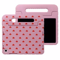 imoshion Kinder­sicheres Design Backcover mit Griff Samsung Galaxy Tab A11 Plus / A9 Plus - Herzchen