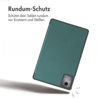 imoshion Trifold Klapphülle Lenovo Tab K11 Plus - Dunkelgrün