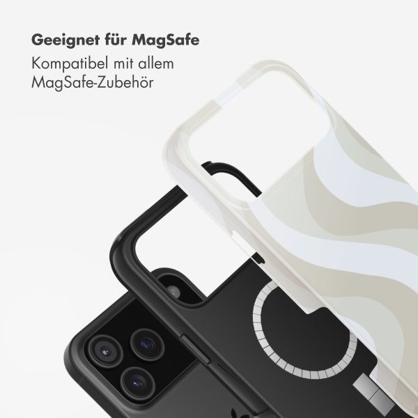 Selencia Vivid Rückabdeckung mit MagSafe Apple iPhone 17 Pro Max - Desert Waves Beige